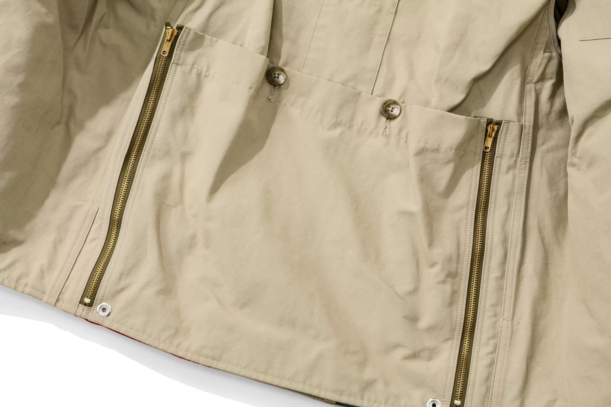 The Real McCoy's Recreation^Multicolor Corduroy Hunting Coat Tricolor