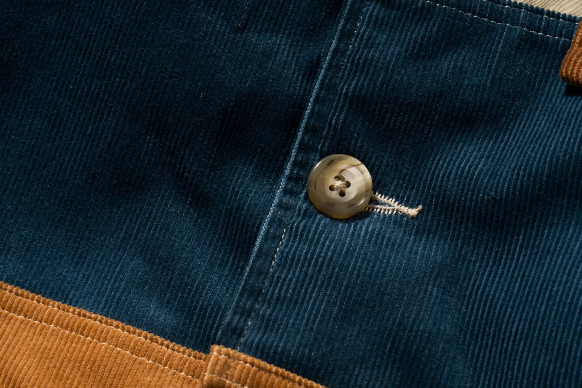 The Real McCoy's Recreation^Multicolor Corduroy Hunting Coat Tricolor